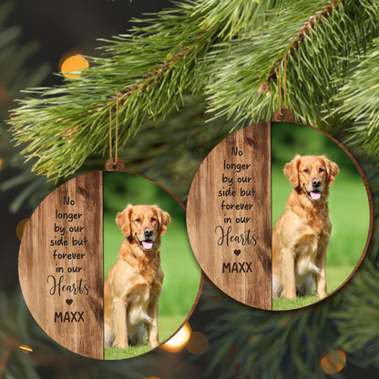 No Longer By Our Side But Forever In Our Hearts, Dog, Heart