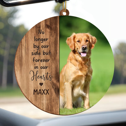 No Longer By Our Side But Forever In Our Hearts, Dog, Heart