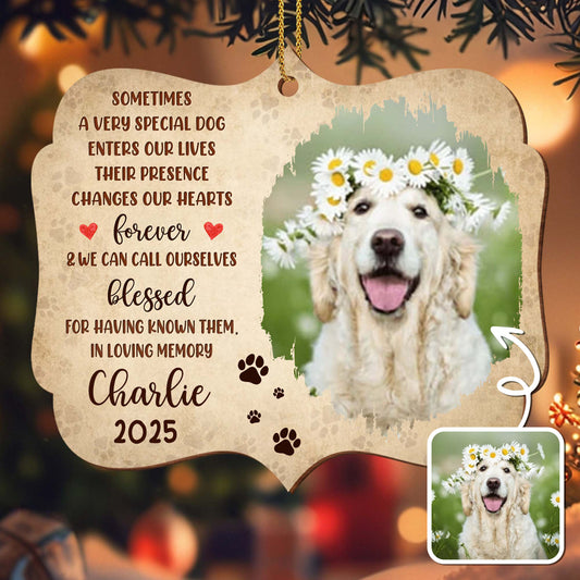 Sometimes A Very Special Dog Enters Our Lives, Memorial Ornament