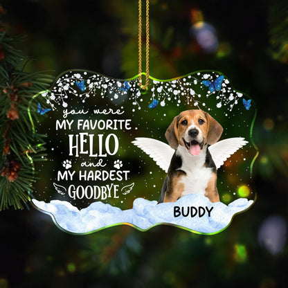 You Were My Favorite Hello and My Hardest Goodbye, Dog Wings Clouds