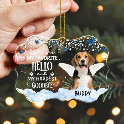 You Were My Favorite Hello and My Hardest Goodbye, Dog Wings Clouds