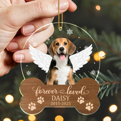 Forever Loved, Angel Dog With Paw Prints