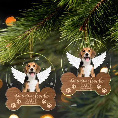 Forever Loved, Angel Dog With Paw Prints