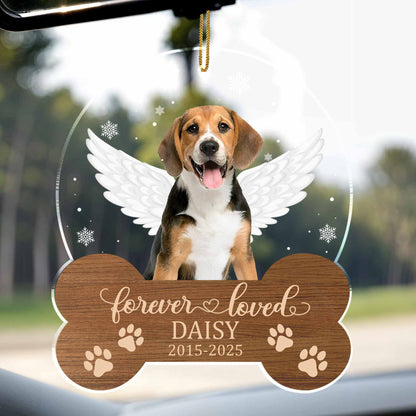 Forever Loved, Angel Dog With Paw Prints