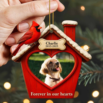 Forever In Our Hearts, Bird and Dog Ornament