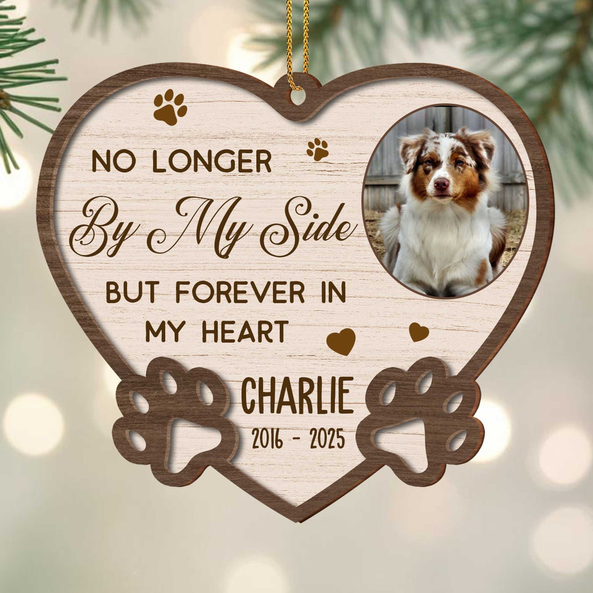 No Longer By My Side But Forever In My Heart, Heart And Paws