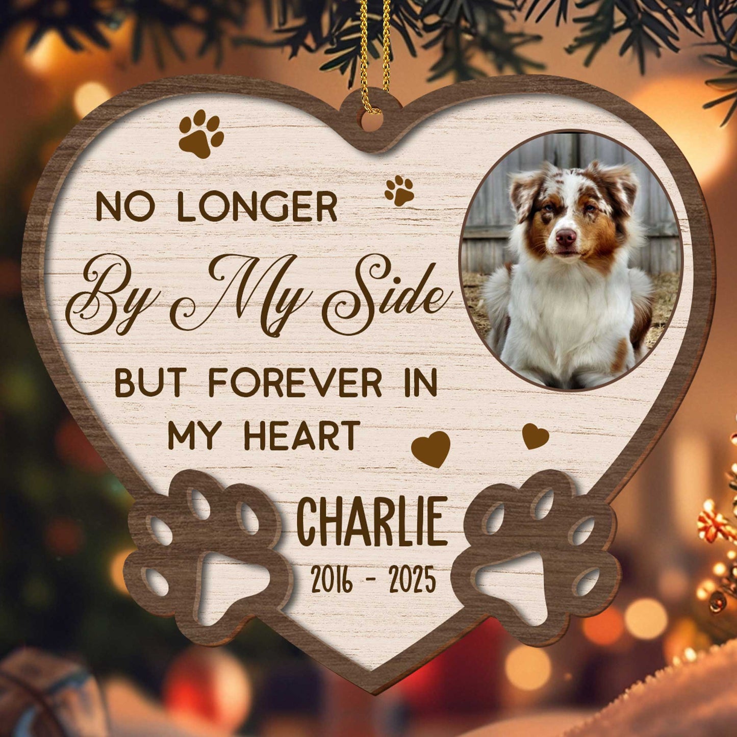 No Longer By My Side But Forever In My Heart, Heart And Paws