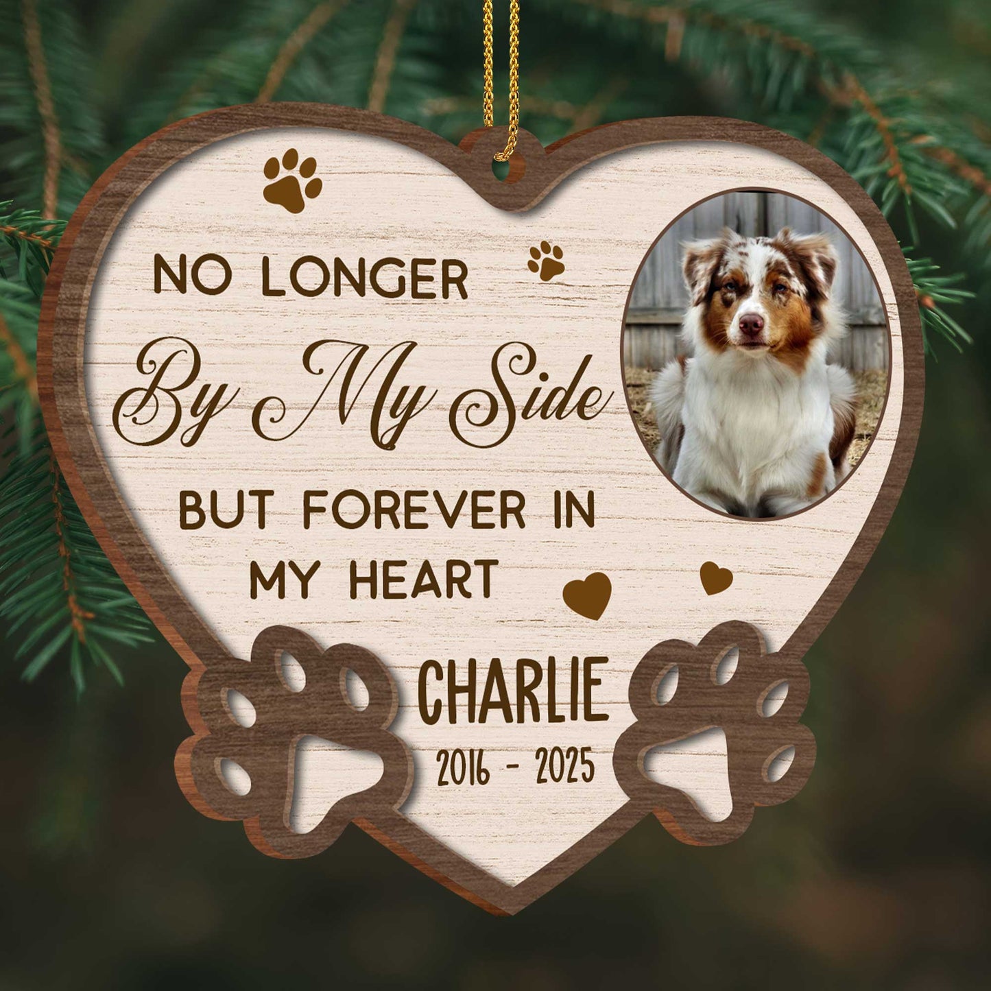 No Longer By My Side But Forever In My Heart, Heart And Paws