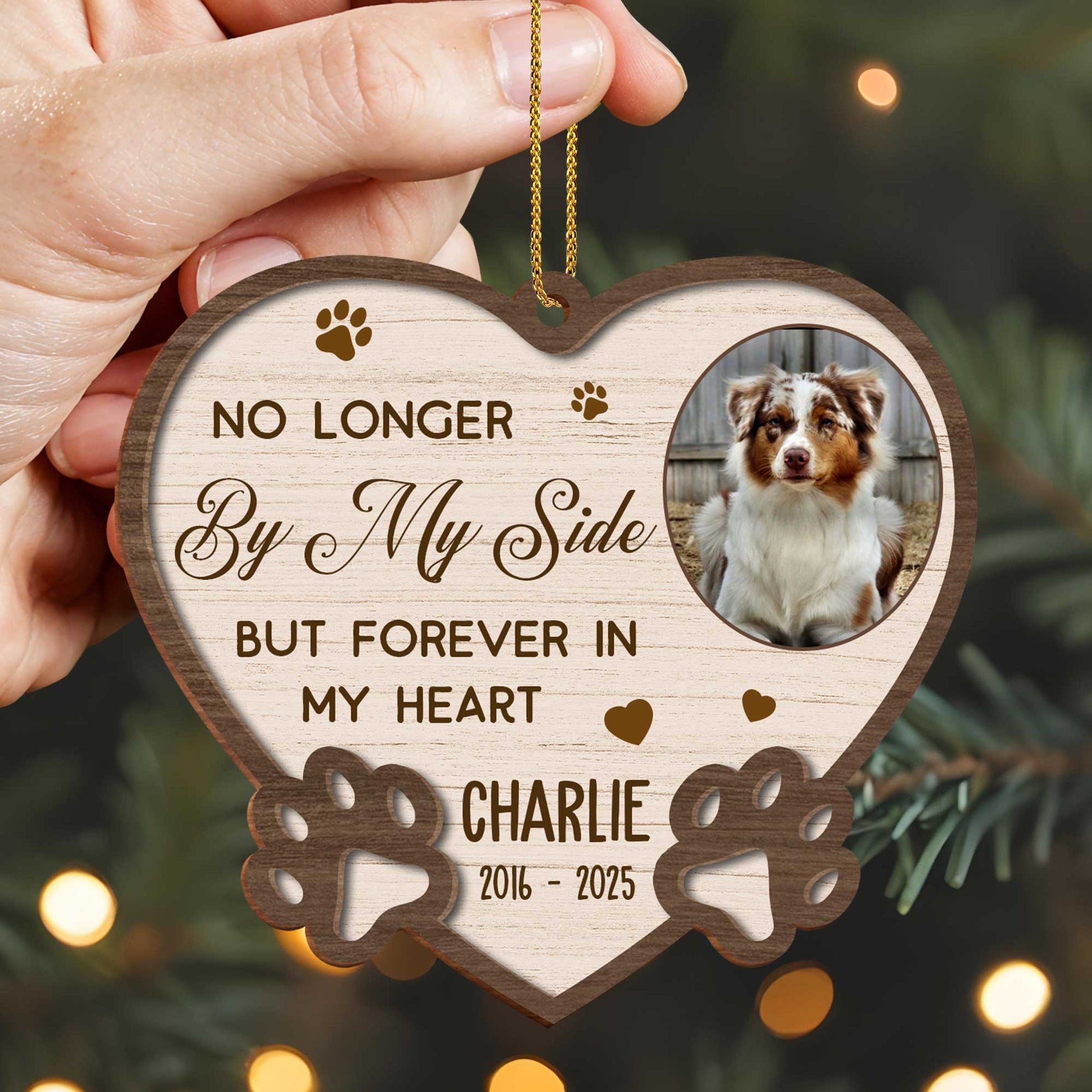 No Longer By My Side But Forever In My Heart, Heart And Paws