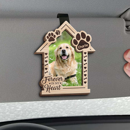 Forever In My Heart Dog House And Paw Design