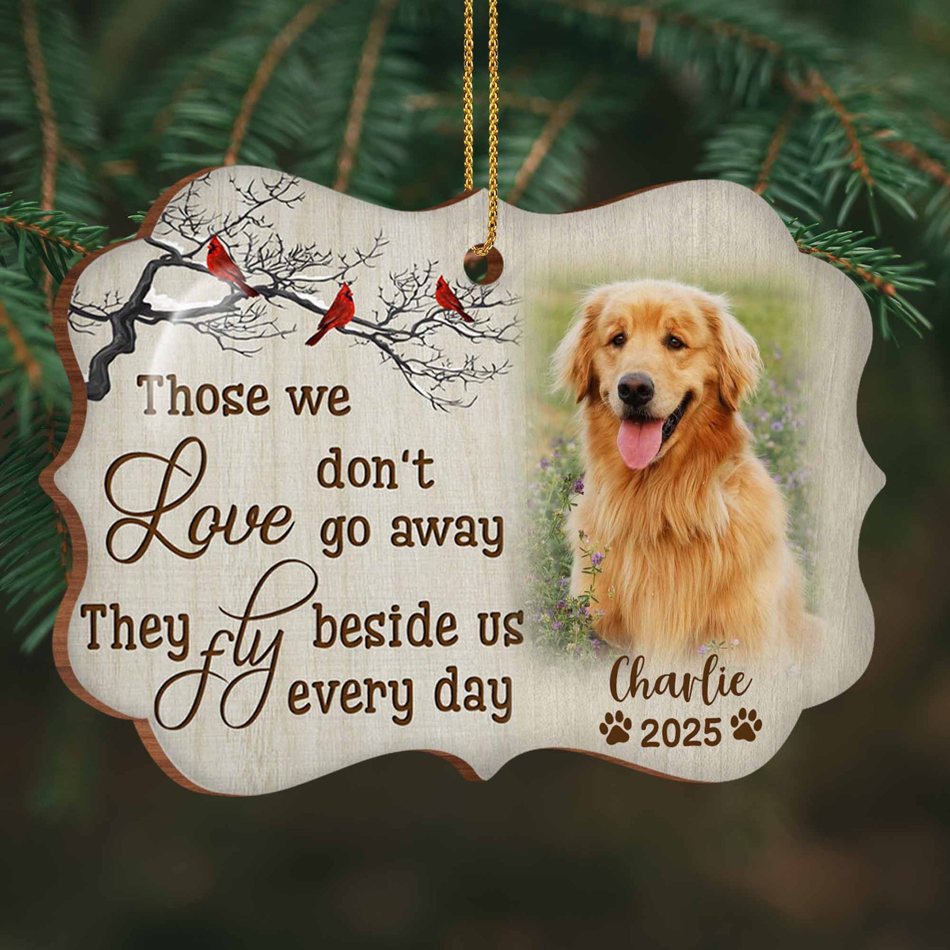 Those We Love Don't Go Away, Dog and Cardinals