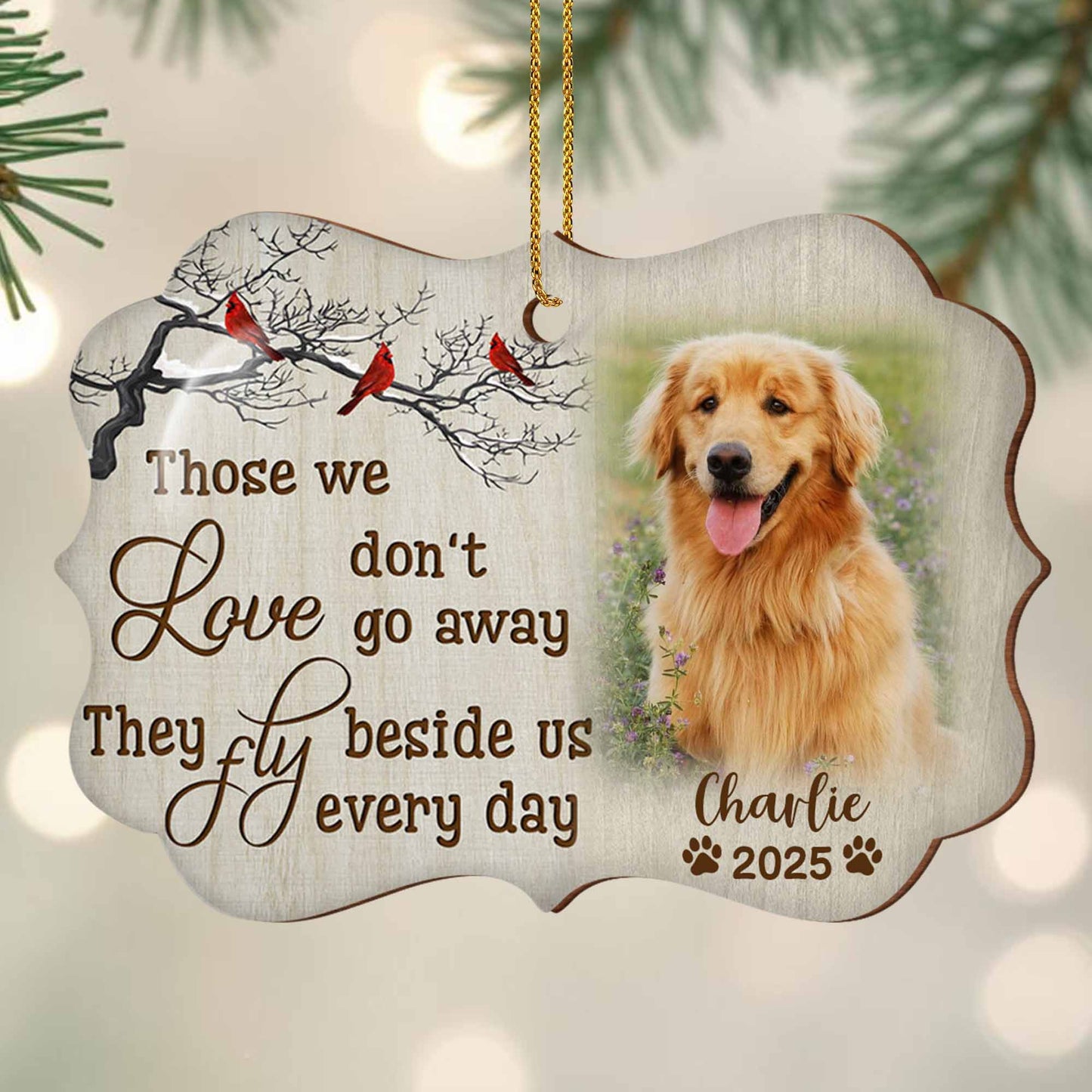 Those We Love Don't Go Away, Dog and Cardinals