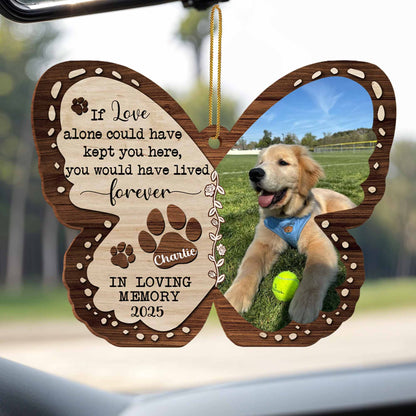 If Love Alone Could Have Kept You Here, Paw Prints And Heart Design