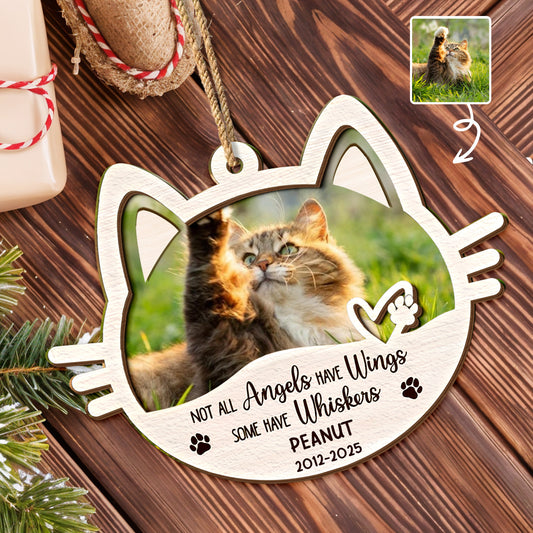 Not All Angels Have Wings, Some Have Whiskers Cat Ornament