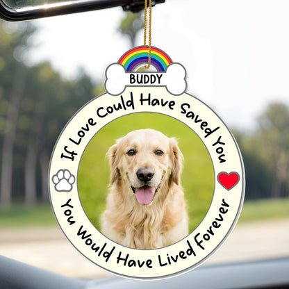 If Love Could Have Saved You, Memorial Gift For Pet Lovers