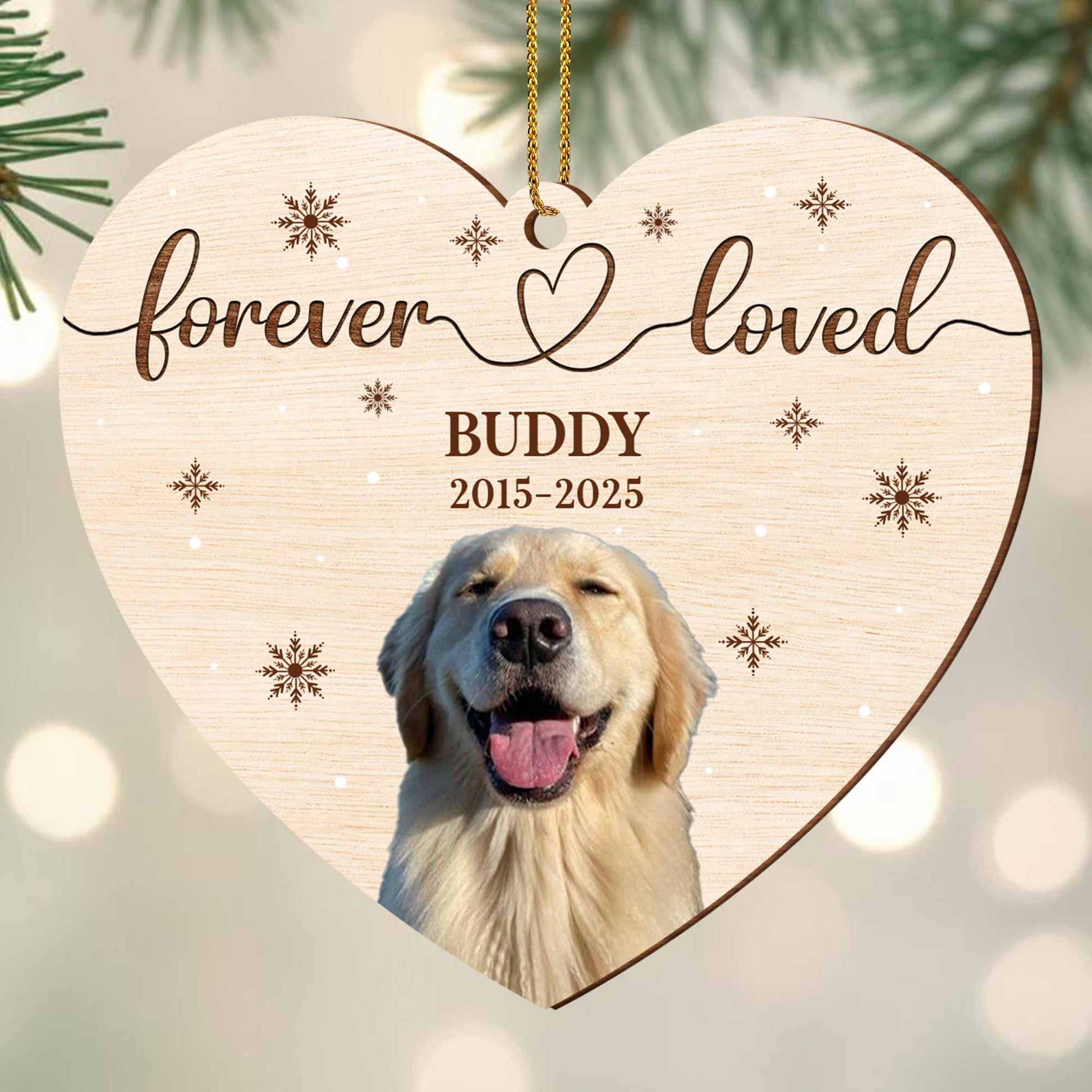 In Loving Memory Heart With Dog