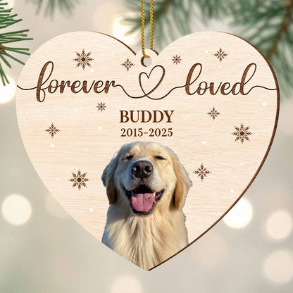 In Loving Memory Heart With Dog