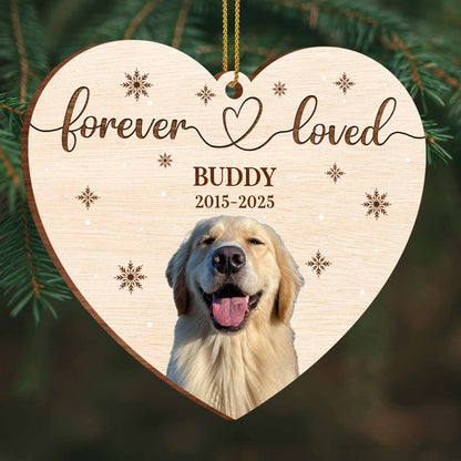 In Loving Memory Heart With Dog