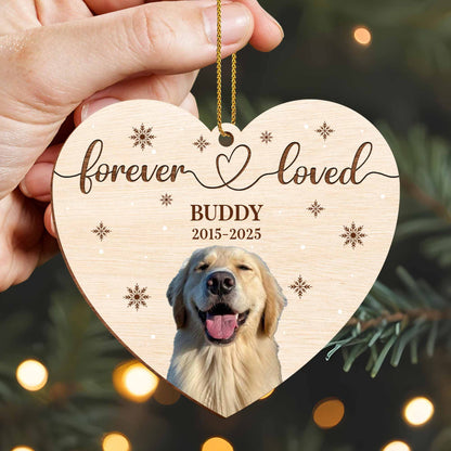 In Loving Memory Heart With Dog