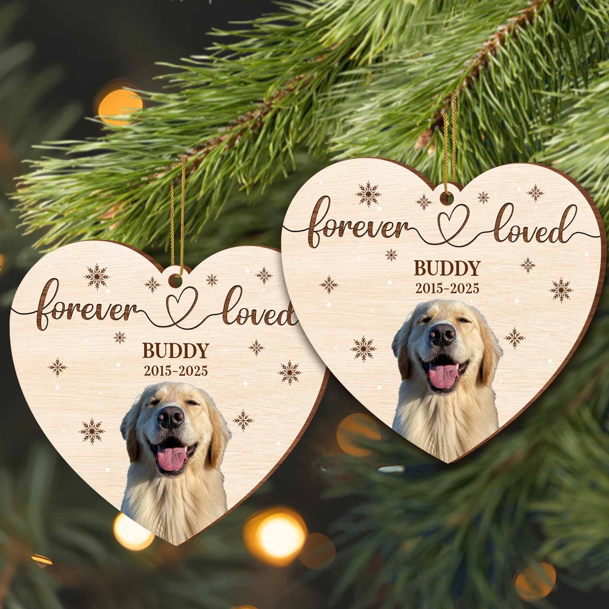 In Loving Memory Heart With Dog