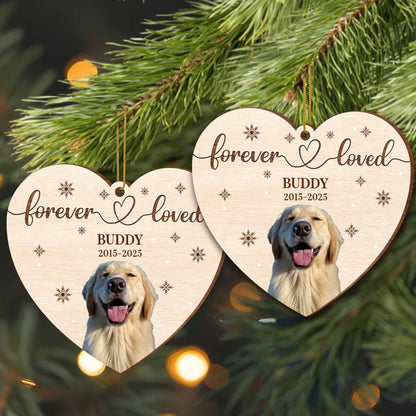 In Loving Memory Heart With Dog