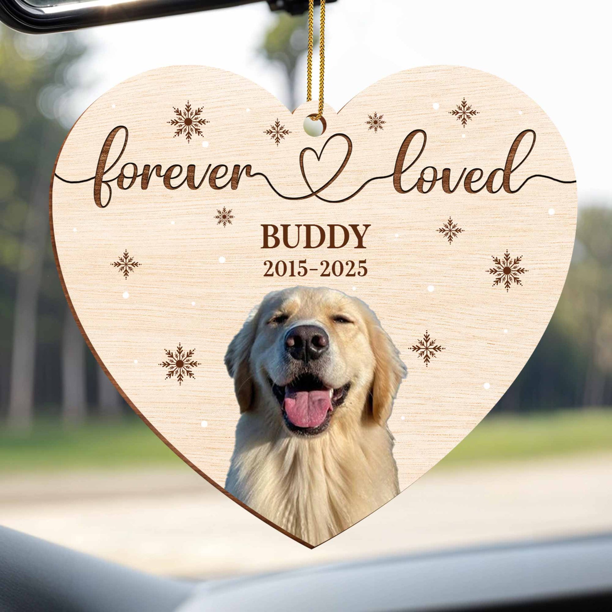 In Loving Memory Heart With Dog