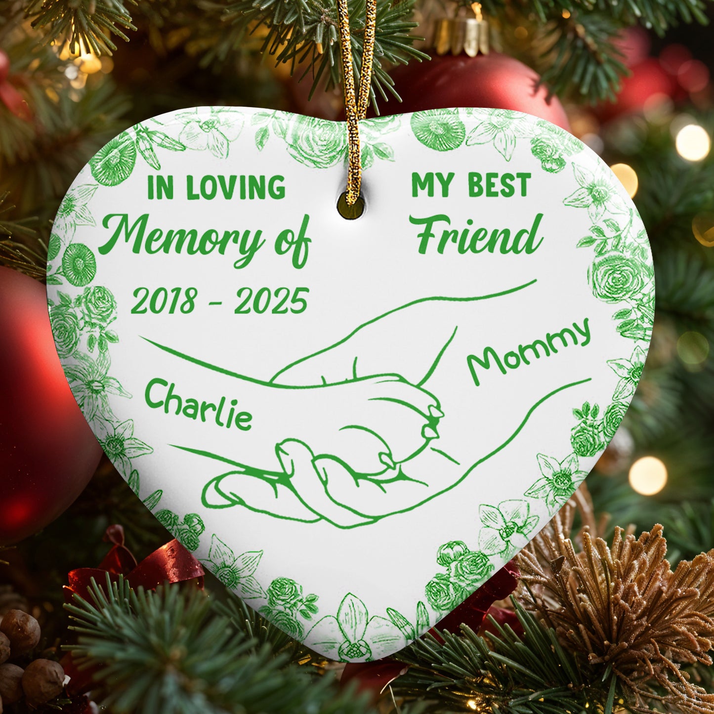 In Loving Memory Of My Best Friend, Hand And Paw