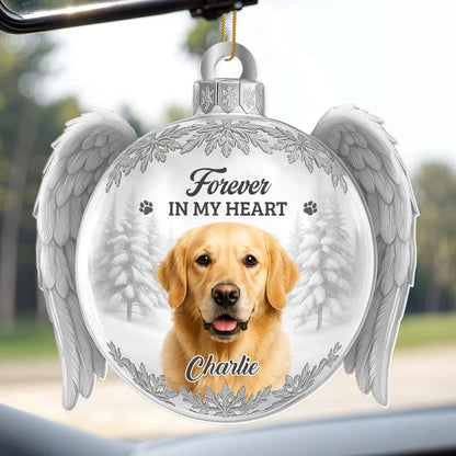 Forever In My Heart With Angel Wings And Dog