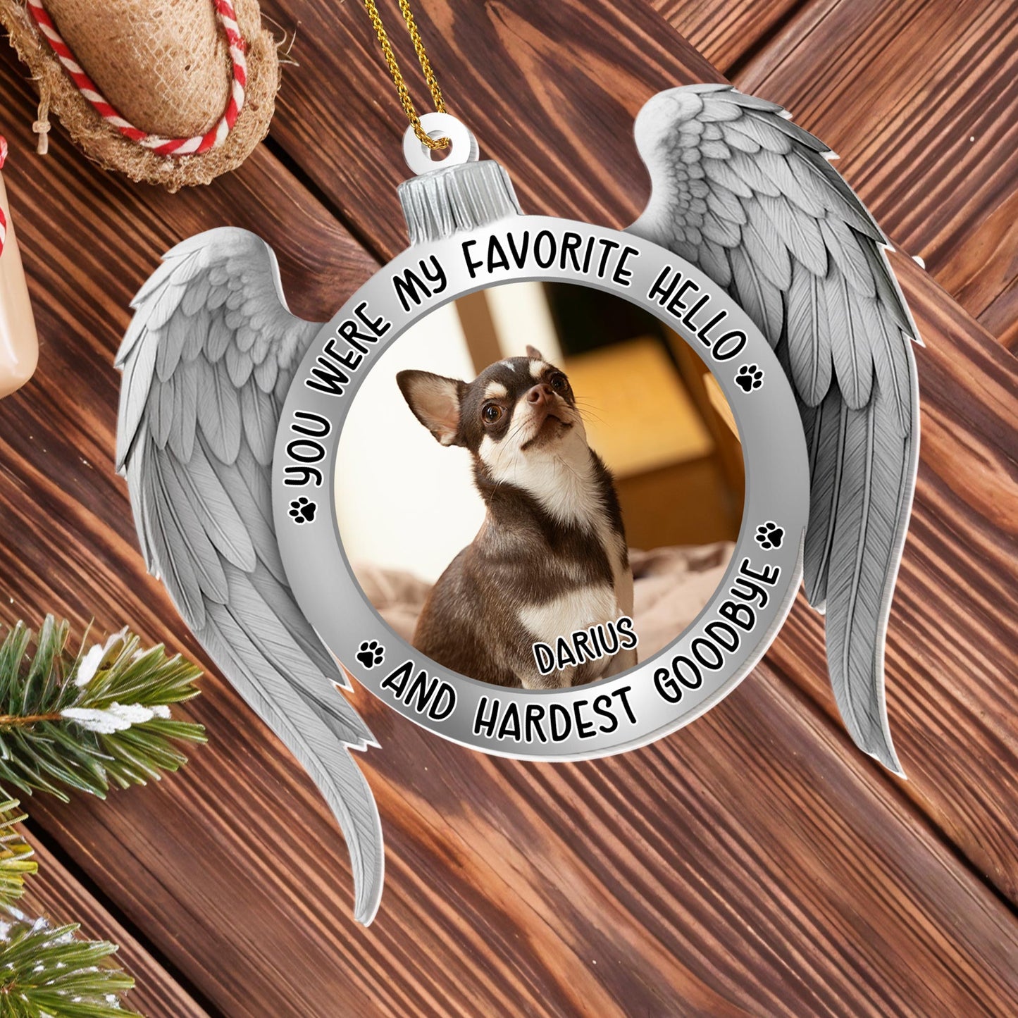 Favorite Hello Hardest Goodbye Dog Wings