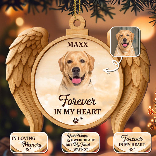Forever In My Heart, Dog Angel Wings Ornament