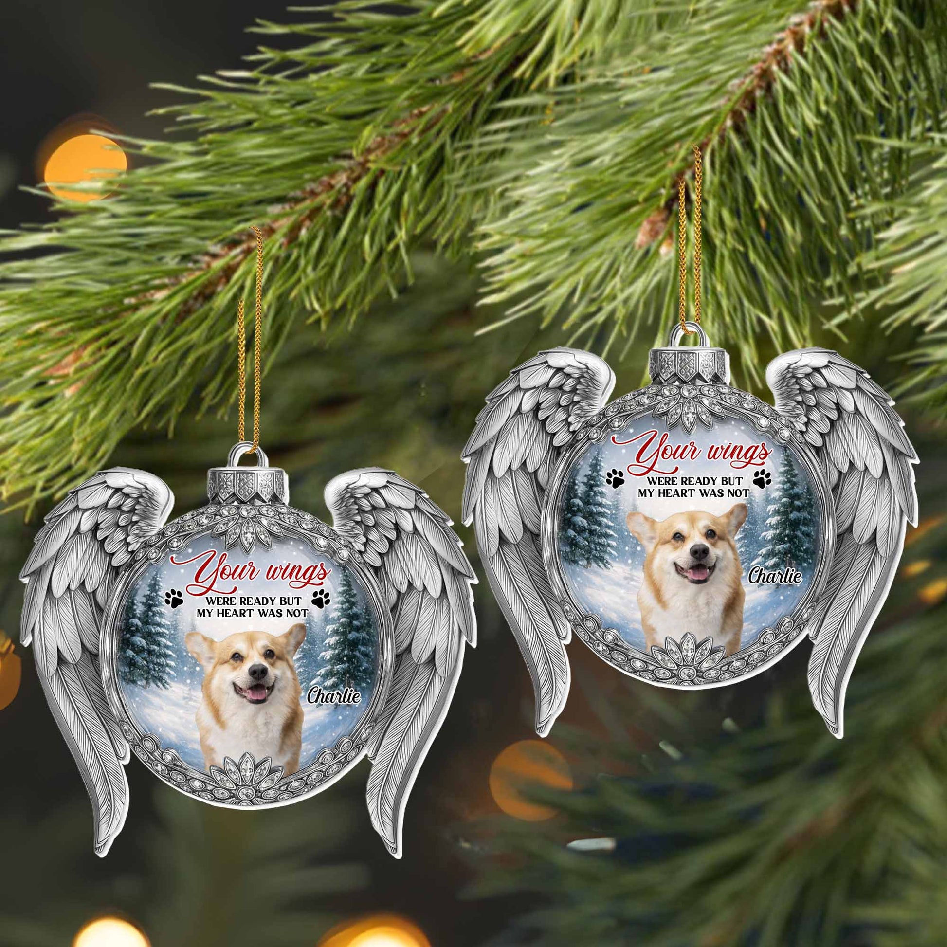 Your Wings Were Ready Angel Wings And Dog Design