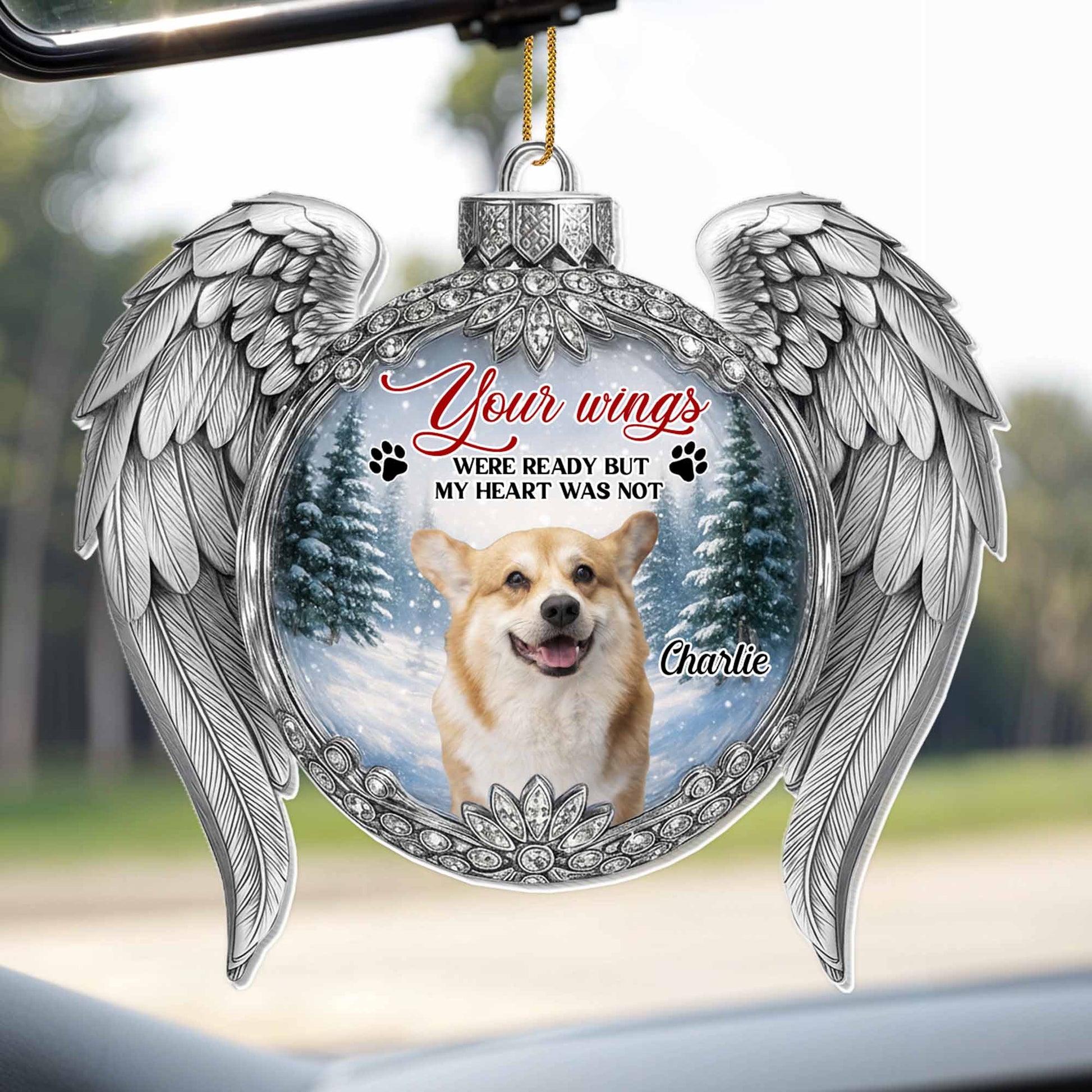 Your Wings Were Ready Angel Wings And Dog Design