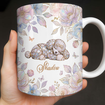 Surround Yourself With Love And Joy Featuring Dog And Flowers