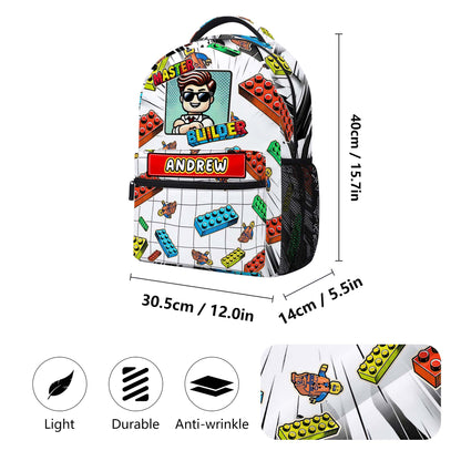 Master Builder - Mochila personalizada personalizada - QCUS030_CB