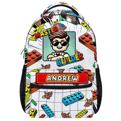 Master Builder - Personalized Custom Backpack - QCUS030_CB