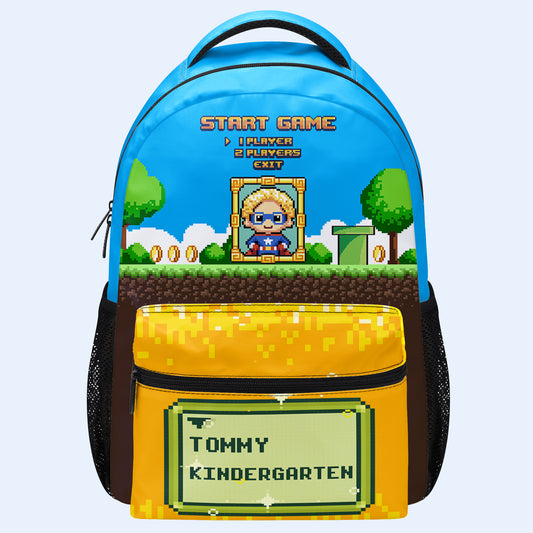 Que comiencen los juegos - Mochila personalizada personalizada - QCUS033_CB