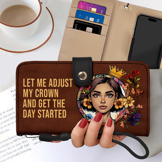 Special Custom Art and Text - Personalized Phone Leather Wallet - QCUSTOM13PW