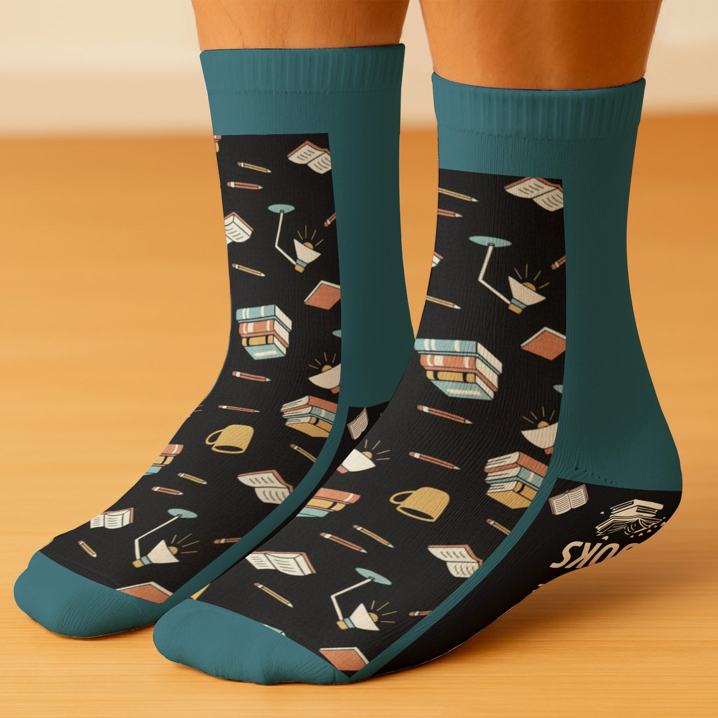 Yes I Really Do Need All These Books Socks - Personalized Crew Socks - READ001_CSOCK
