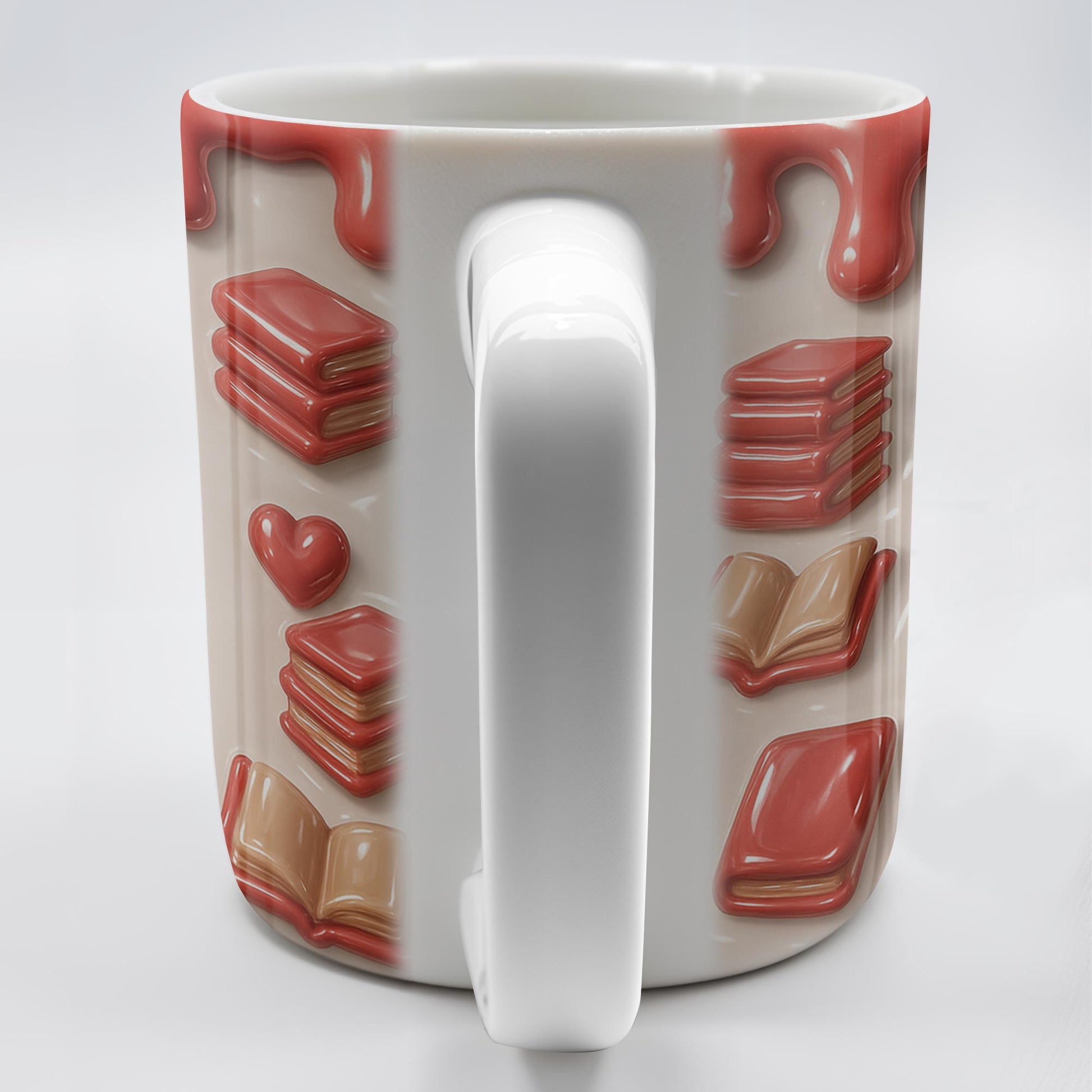 Just A Girl Who Loves Books, Hearts and Books Design