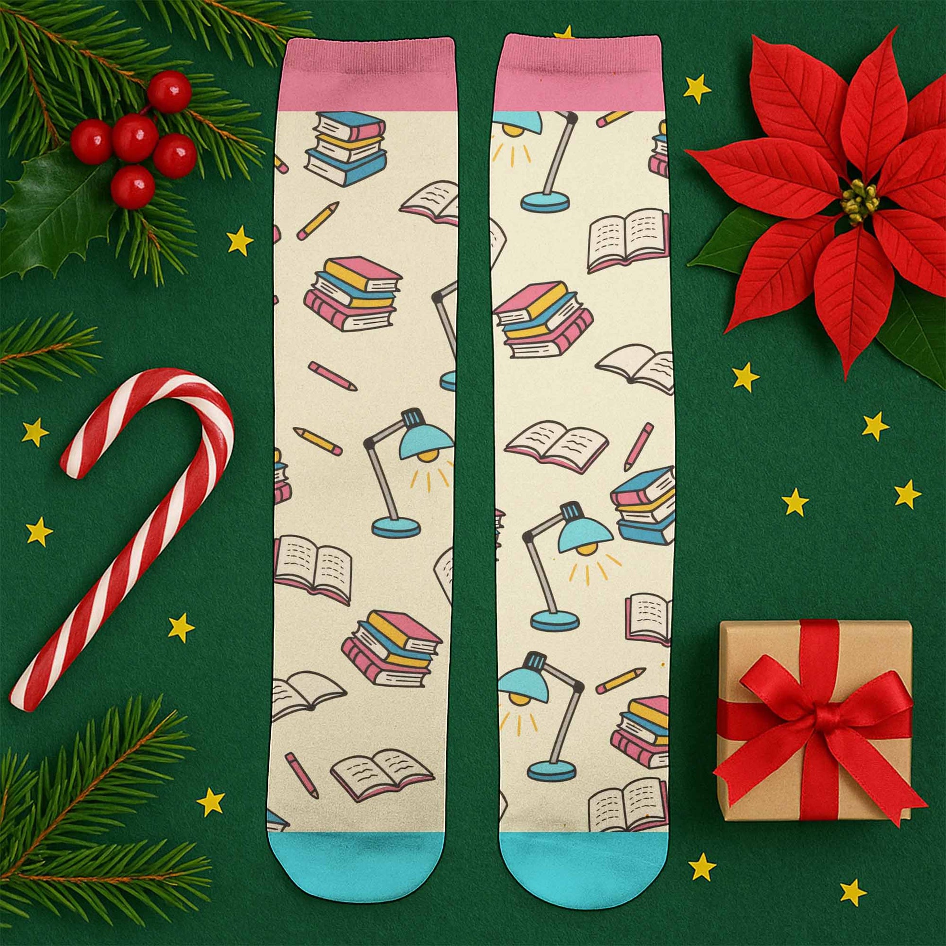 Just A Girl Who Loves Books, Fun Reading Socks