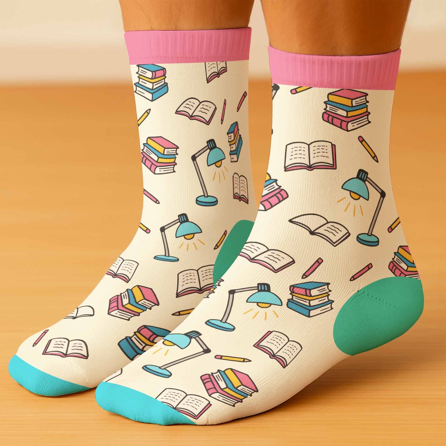 Just A Girl Who Loves Books, Fun Reading Socks