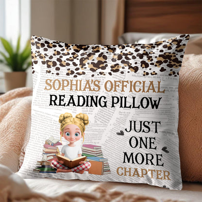 Official Reading Pillow, Just One More Chapter, Books