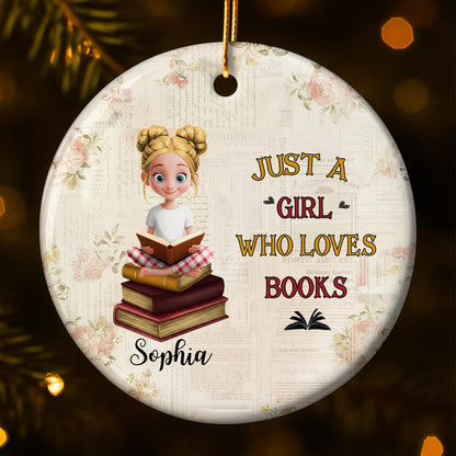 Just A Girl Who Loves Books, Girl With Books