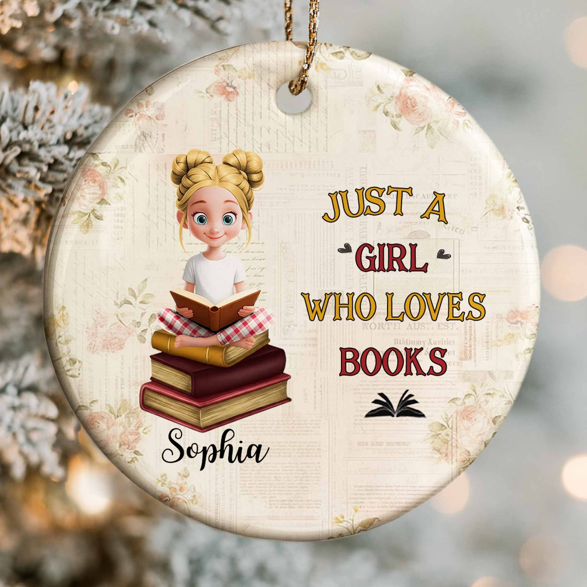 Just A Girl Who Loves Books, Girl With Books