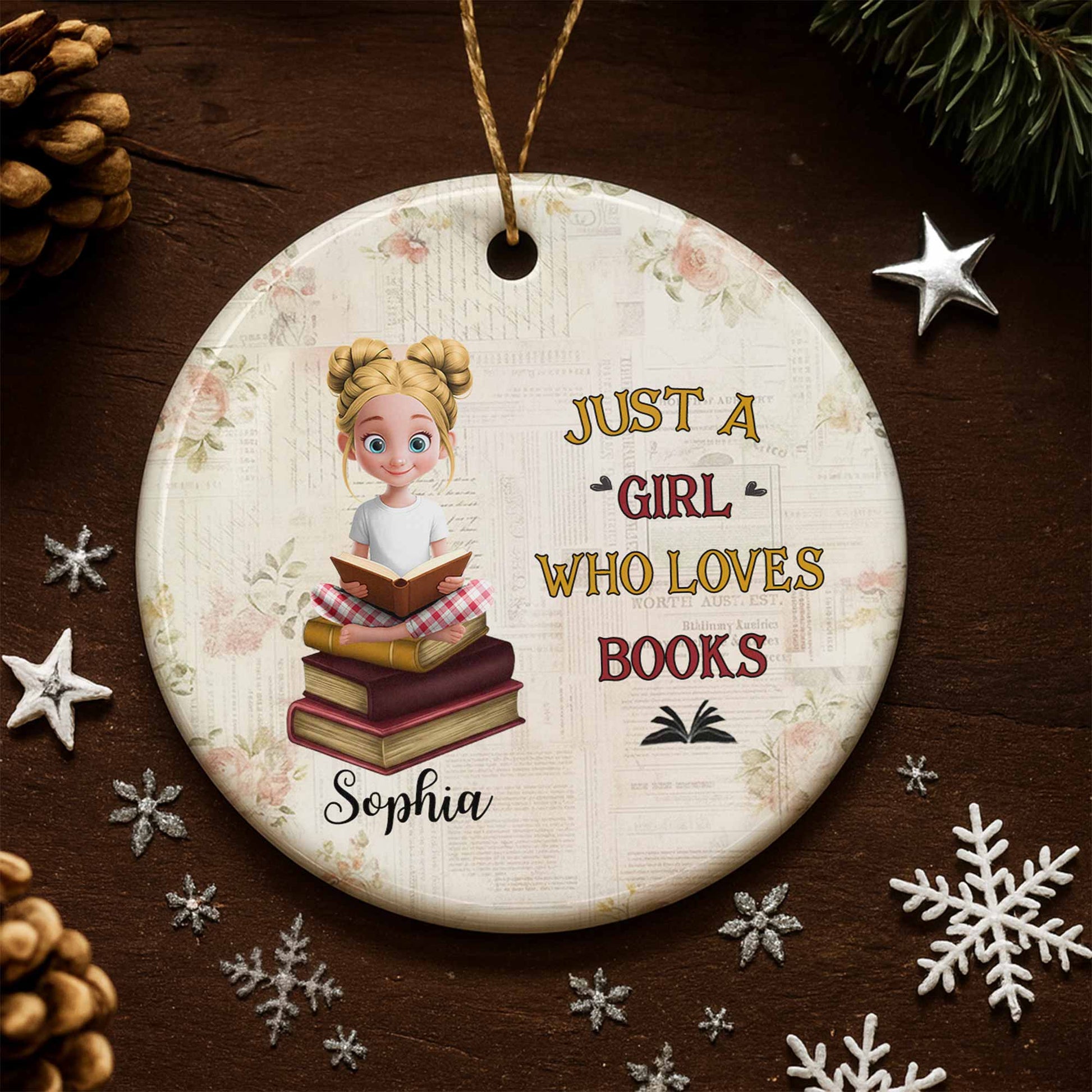 Just A Girl Who Loves Books, Girl With Books