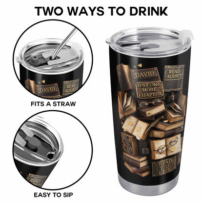 Just One More Chapter Read Addict Vintage Books And Glasses