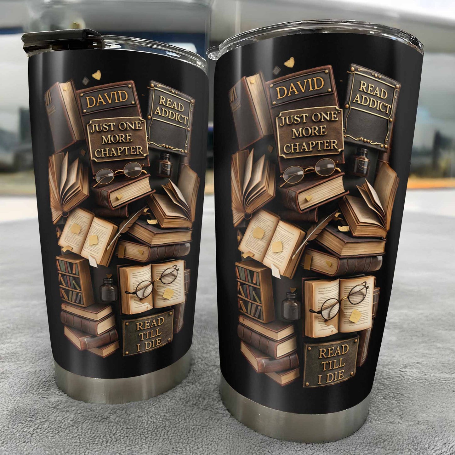 Just One More Chapter Read Addict Vintage Books And Glasses