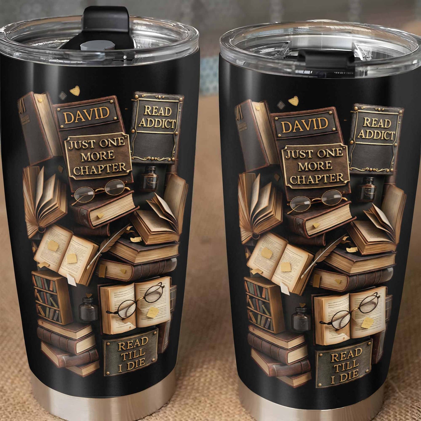 Just One More Chapter Read Addict Vintage Books And Glasses