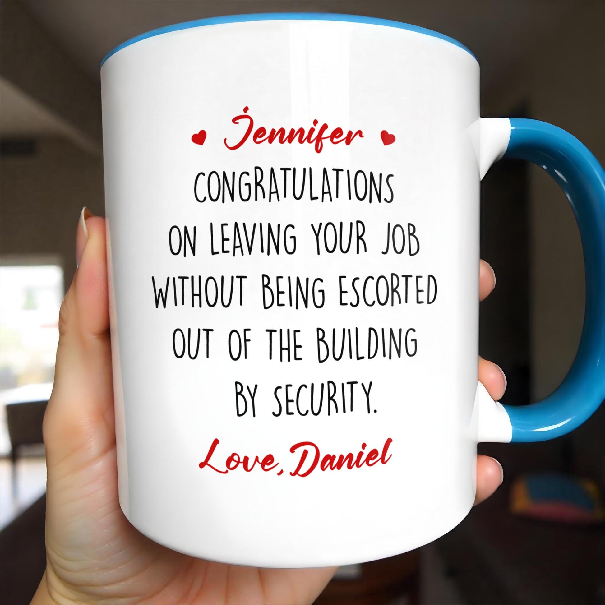 F*cking Quitter Oops, I Mean Happy Retirement, Text and Heart