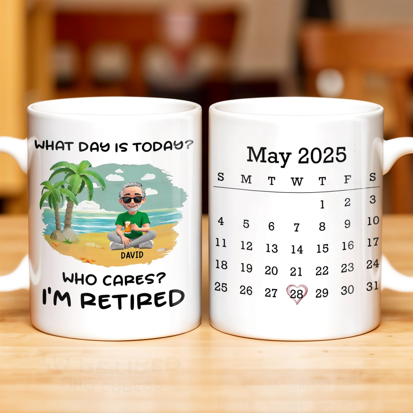 What Day Is Today? Who Cares? I'm Retired, Palm Trees and Beach